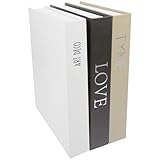 SAFIGLE 3 Piezas Libros Falsos Decorativos Modernos Adornos Simulados para Escritorio y Estantería Accesorios para Decoración de Hogar y Oficina para Fotografía y Ambientación