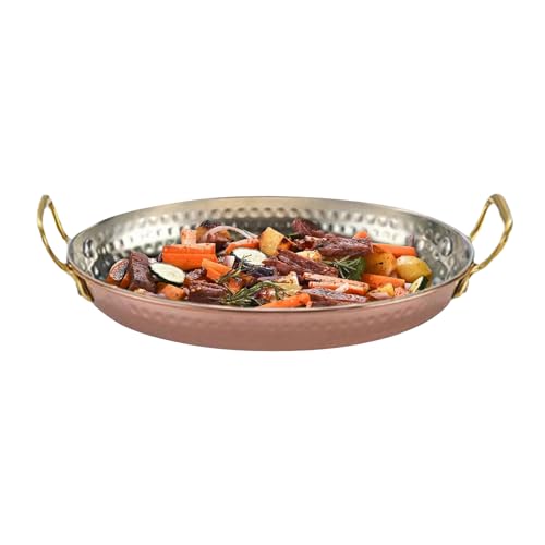 Sartén de acero inoxidable | Plancha de acero inoxidable - Sartén y olla sin barnizar con doble asa para cocinar principiantes, uso al aire libre, acampar, , reunión familiar