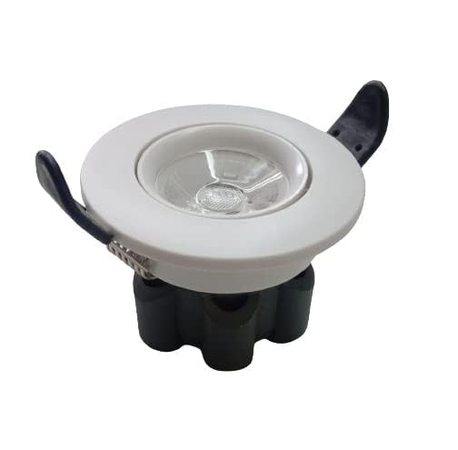 iLux 7 Watts Warm White LED Spot Focus Light | Perfect for Home, Kitchen, Living Room & Malls | Indoor Led Round Spotlight Good for Low Height Ceiling | Aluminum Die Casting