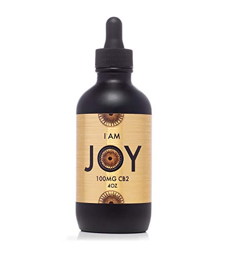 I Am Joy: Pure Hemp Oil Extract, CB2 Terpenes, 24k Gold Ormus, C60, Lavender, Rose & Lemon Flavor - The Best & Only Blend of its Kind for Pain Stress Anxiety Relief Focus Clarity Happiness 4oz 100mL