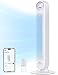 Dreo Smart Tower Fan with WiFi Function, Quiet Fan with Voice Control & Remote, 90° Oscillating, 4 Modes, 4 Speeds, 8H Timer, Standing Cooling Fans for Bedroom Office, Work with Alexa Google Assistant