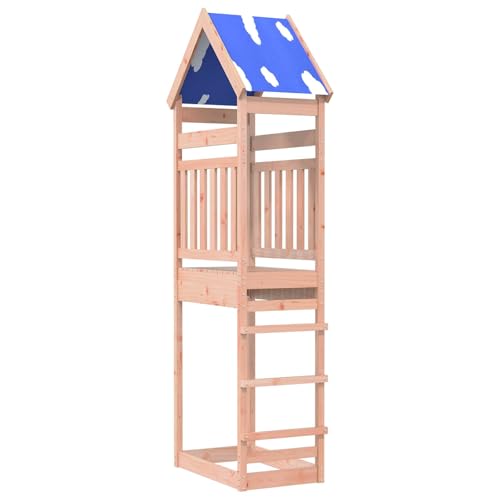 Genérico Torre de Juego Marrón Madera Sólida de Douglas,Juegos y Juguetes,Estructuras para Juegos al Aire Libre,Casitas Infantiles,3417185
