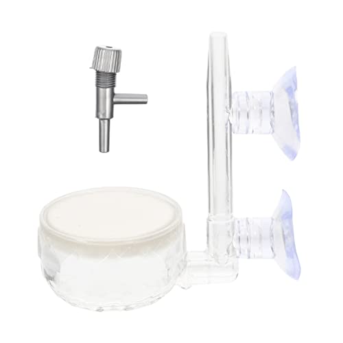 LIOOBO 極細エアーストーン ディフューザー ペットの水飲み場 バブル 噴水 魚 エアタンク 前 空気 ポンプ 水族館ヒーター 水族館の小石 特徴 戦車 水槽の酸素 キット プラスチック