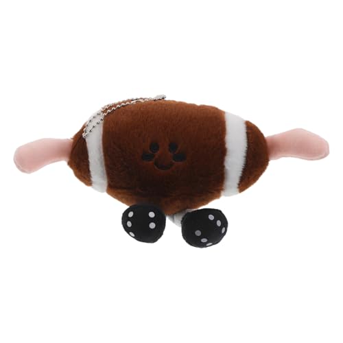Porte-clés rugby peluche douce accessoire sac breloque sport