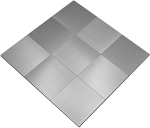 Conwire Mosaik Fliese Aluminium Silber Metall