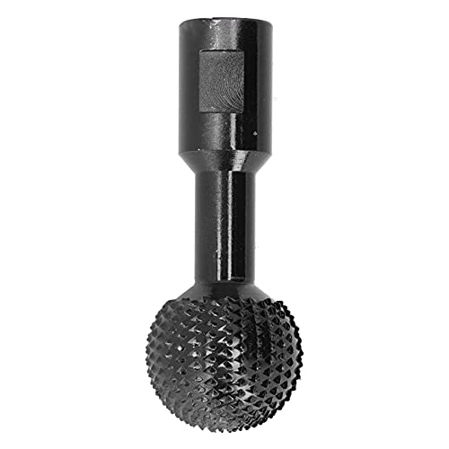 Respicefinem Lima de bolas Cabezal de pulido de metal esférico Broca para tallar Herramienta de fresado para amoladora angular con mayor eficiencia Acero de aleación de cromo (14mm)