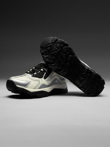 Image of The Souled Store Pathfinder: Mocha Men and Boys Brown Lace Up Low Top Sneakers