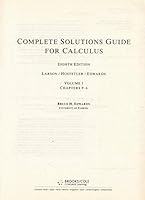 Calculus  Complete Solutions Guide (Volume 1) 0618527931 Book Cover