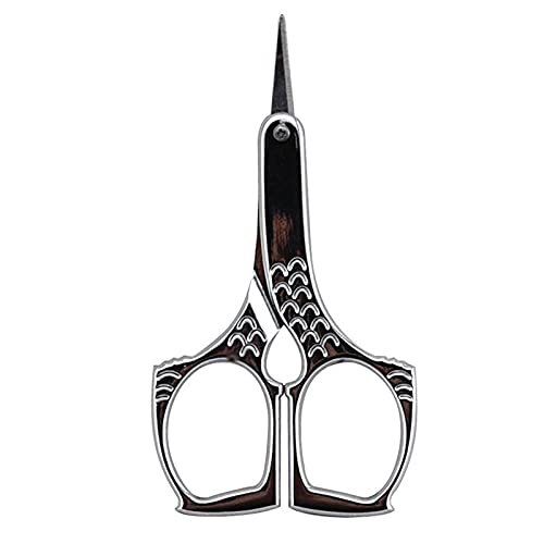 Tijeras artesanales, 1 pieza, tijeras for pelo de nariz y cejas, cortador de herramientas pequeñas for uñas, pinzas de recorte de manicura, herramientas de maquillaje y belleza, tijeras