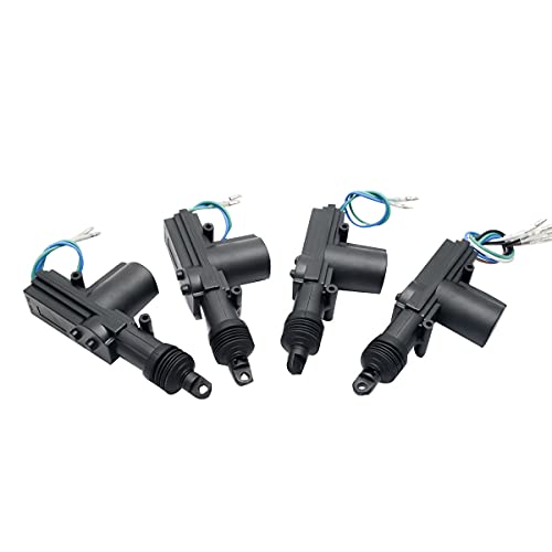 Car Remote Central Locking Kit 4 Doors Keyless Entry System + Anti-Theft Alarm Immobiliser System With Shock Sensor Universal #TOP6