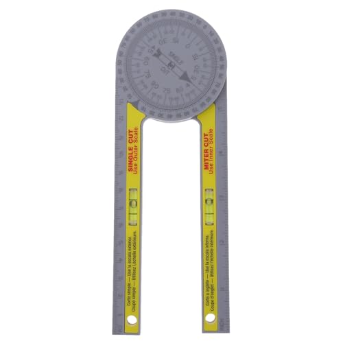 Transportador de ángulos de plástico para carpintería miniatura 1