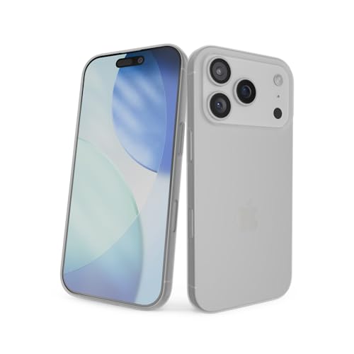 PEEL Super Thin Case for iPhone 17 Pro (Clear) – Sleek Minimalist Design, Branding-Free, Ultra Slim – Protects & Showcases Your Device