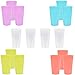 16 Gobelets en plastique réutilisables, 5 couleurs Gobelets à bière, gobelets de camping 500 ml, gobelets durables pour enfants pour enfants pour la cuisine, les fêtes en plein air, les pique-niques