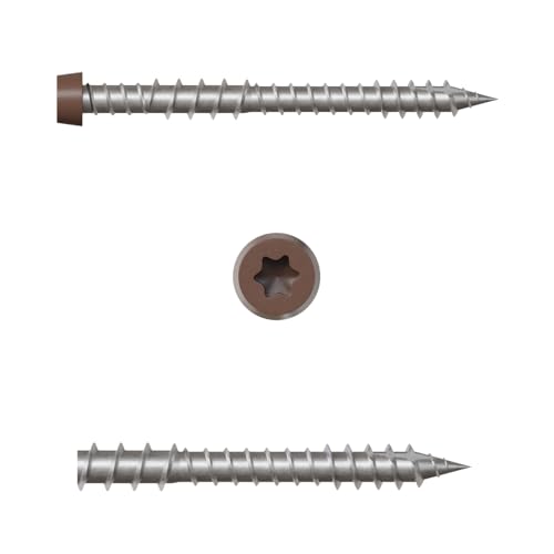 #10 x 2 1/2 pulg Tornillos Acero Inoxidable US4 miniatura 2