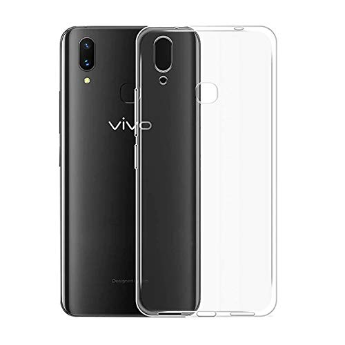 Image of Case Creation Brand - Mobile Cover for Vivo V9 (Soft & Flexible Back Case), Transparent
