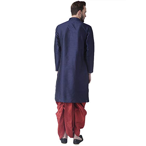 Image of hangup 3 Pc Kurta Pajama Set For Men (3PCABlack-KPW)