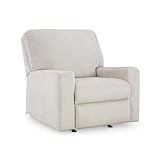 Signature Design by Ashley Aviemore Modern Manual Rocker Recliner, White