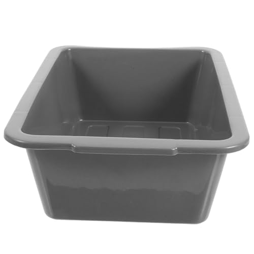 Cabilock Commercial Wash Basin Tub Handle Rectangular Storage Basket Dish Tote Plastic Tubs Organize Kitchen