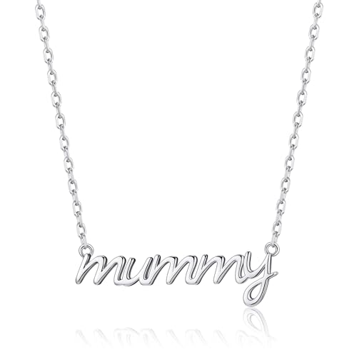 Philip Jones Silver Plated Mummy Necklace