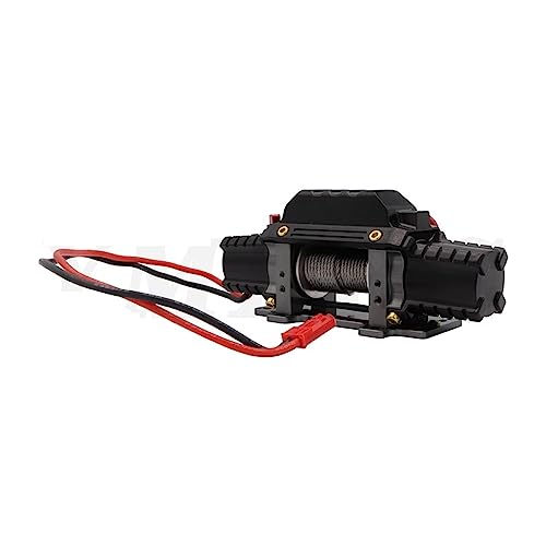 Winche eléctrico doble motor metálico para auto RC 1/10 miniatura 3