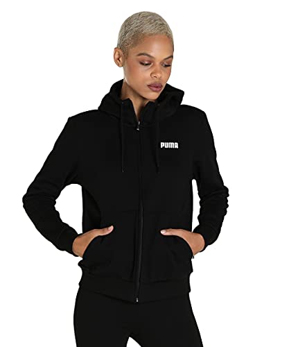 PUMA Damen Tops Essentials Damen-Hoodie in voller Länge mit durchgehendem Reißverschluss XS Black