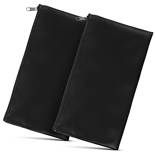 2pcs Money Pouches for Women Men Pu Leather Cash Wallet Zipper Coin Wallets for Traveling