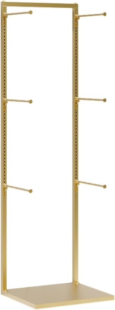 YNBSHGAA Underwear Organizer Rack Handbag Holder for Clothing Store Garment Rack, Boutique Retail Lingerie Display Stand, Multifunctional Commercial Shelves,Gold-40X40X135CM