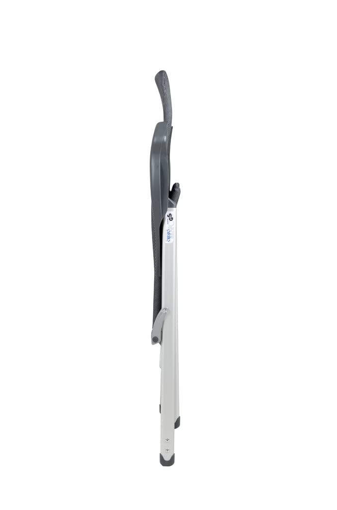 Crespo - Silla de Camping reclinable - 7 Posiciones - AL-237 - Gris Oscuro