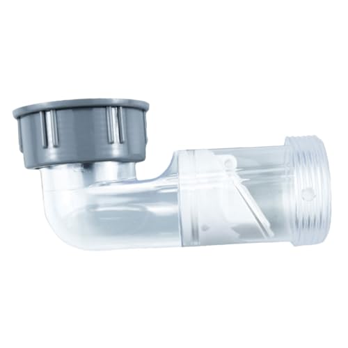 FUTUREORYY Adaptador para Manguera de Drenaje con Válvula Antirretorno Accesorio Transparente y Compacto para Lavabo y Baño Eliminador de Olores para Tuberías