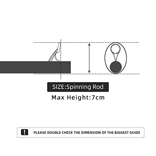 Image of SF Fishing Rod Sock Fishing Rod Sleeve Rod Cover Braided Mesh Rod Protector Pole Gloves Fishing Tools for Spinning Fishing Rod,Casting Rod,Musky Rod, Ice Rod, Fly Rod, Spey Rod