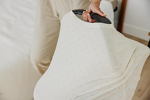 Image of Copper Pearl Nursing Cover for Breastfeeding - Multi-Use Baby Car Seat Cover, Stroller Cover & Breast Feeding Cover Up for Women, Stretchy Breathable High Quality Cover for Boy or Girl, Santa Fe