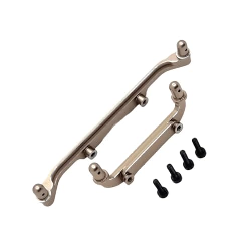 Supports de coque alu pour MJX 14211 Hyper GO 1/14 avant et arrière argent