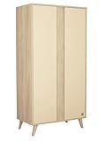  Sauthon Armoire bébé 2 Portes avec Pieds Bois