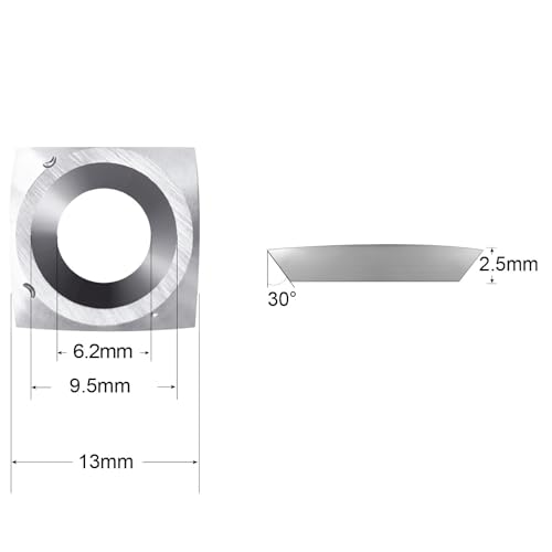 Fresa carburo 14×14×2 mm, ángulo negativo, pack 10 miniatura 3