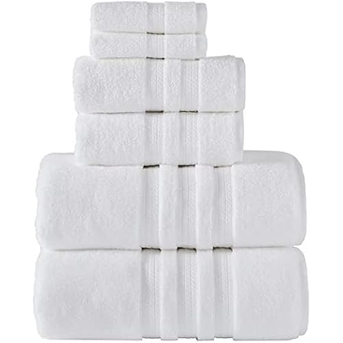 Member Mark 100% Cotton Hotel Premier Collection Luxury Bath Towel Bundle (Assorted Colors) (White, Bundle)