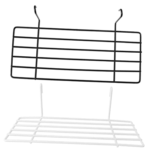 balacoo 2pcs Bird Cage Wall Platform Bathroom Wall Shelves Platform Perch Bird Metal Bird Accessories for Cages Parrot Perches Toys Bird Playground Bird Bed Cockatiel Toys Ledge Iron Birds