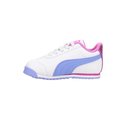 PUMA Toddler Girls Roma Glitz Glam Slip On Sneakers Shoes Casual - Purple, White3