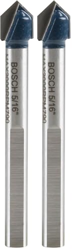 Image of BOSCH GT400 5 /16 in. Glass and Tile Bit (Pack of 2)