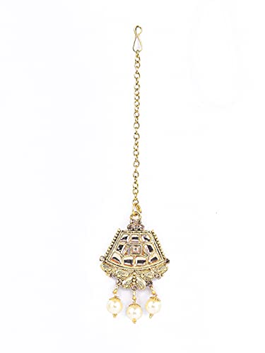 Women's Kundan Plated Jewellery Set, Elegant Gift