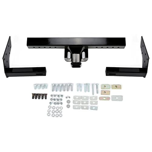 Kuafu Adjustable 2" Class Iii Trailer Hitch Receiver Towing Compatible With Select Chevrolet Chrysler Dodge Ford Gmc Isuzu Jeep Mazda Nissan Plymouth Black #TOP5