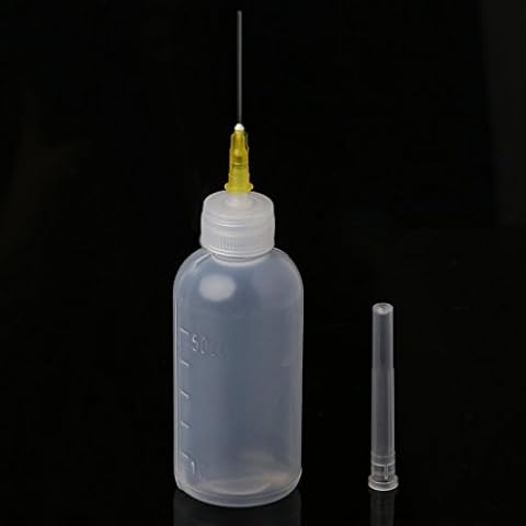 ATATMOUNT 50ml Dispenser Bottle for Rosin Solder Soldering Liquid Flux with 1 Needle Cover