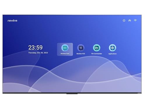 Image of Newline STV+ Series - 115 inch LED-backlit LCD Display - 4K - Digital Signage / Interactive Communication