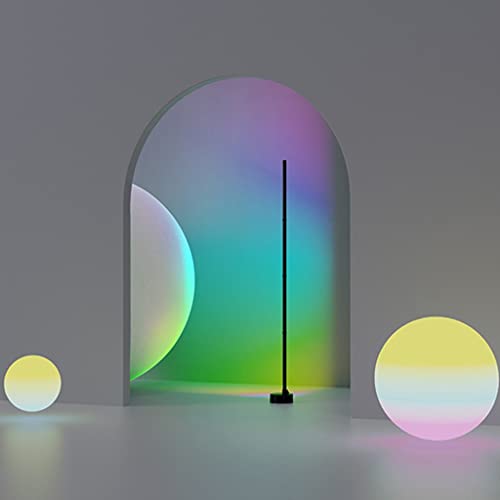Lampadaire LED d'angle intelligent moderne avec modes de scène DIY