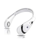 AlphaCool Portable Neck Fan, Rechargeable Neck Air Conditioner, Personal Cooling Fan - Up to 12 Hours of Cooling