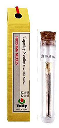 Tulip Tapestry and Cross-Stitch Needle Assortment, 22-25