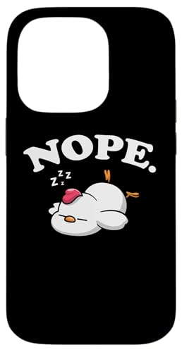 Womens Kids Boys Funny Hen Kawaii NOPE Chicken Lover �X�}�z�P�[�X iPhone 14 Pro �p