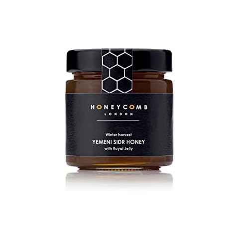 Royal Jelly Honey Unpasteurised Raw Yemeni SIDR HONEY WITH ROYAL JELLY Royal Honey Queen Bee Honey Natural Winter Harvest Extremely Rare (125G) Cover