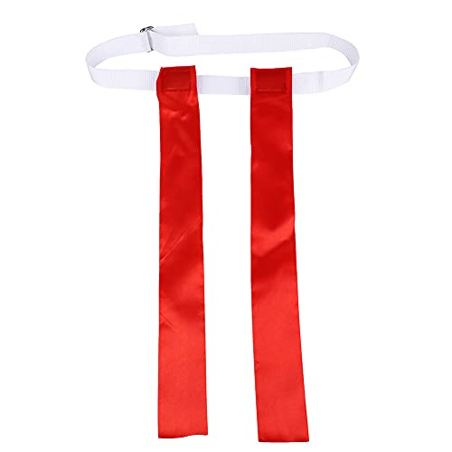 Yuecoom Football Waist Flag, Flag Football Belts Flags for Flag Football American Teenagers Race Sport Game Waist Tear Sonic Boom Belt Football Replacement Flag (red)