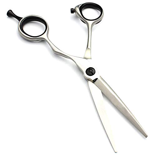 Barber Ciseaux Set Avec Étui En Cuir, Dilution De Coupe De Cheveux Professionnel De Sharp Ciseaux -Longueur 5,5 Pouces, Coiffure Parfaite Ciseaux Pour Les Hommes Et Les Femmes