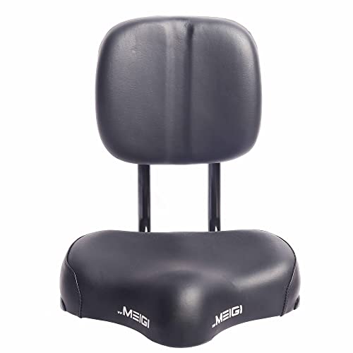 DWMEIGI Backrest Saddle for Tricycle Bicycle Oversized Bike Seat for Men & Women Comfort - Extra Wide Soft Cushion Bicycle Saddles
